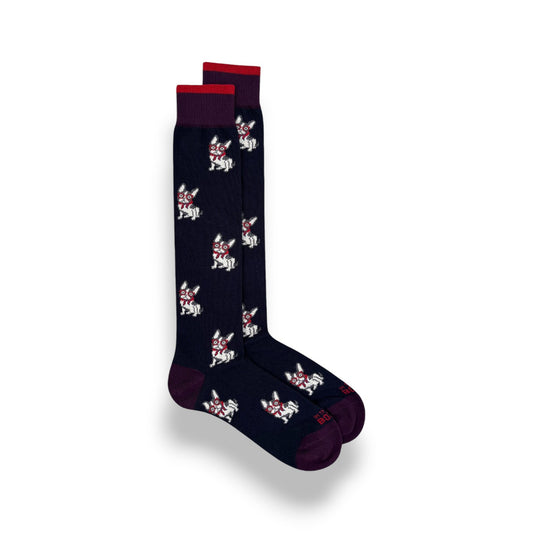 Calze In The Box French Bulldog Blu FW250073-0004