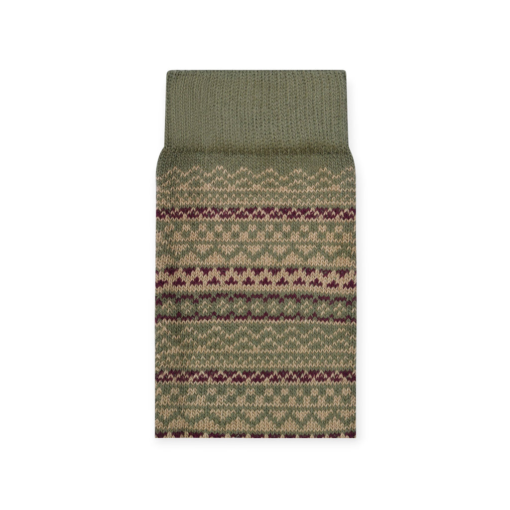  - ["Accessori","Birkenstock","Calze","FW25","Uomo"] - Calze Uomo Birkenstock Cotton Pattern Cotone Elastan Pure Sage 1030323 - Lupis SRL