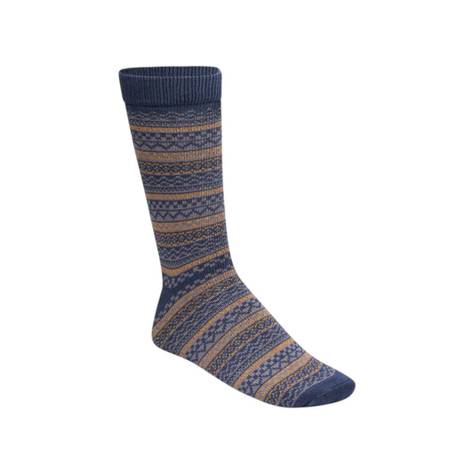  - ["Accessori","Birkenstock","Calze","FW25","Uomo"] - Calze Uomo Birkenstock Cotton Pattern Cotone Elastan Purple Ochre Navy 1030340 - Lupis SRL
