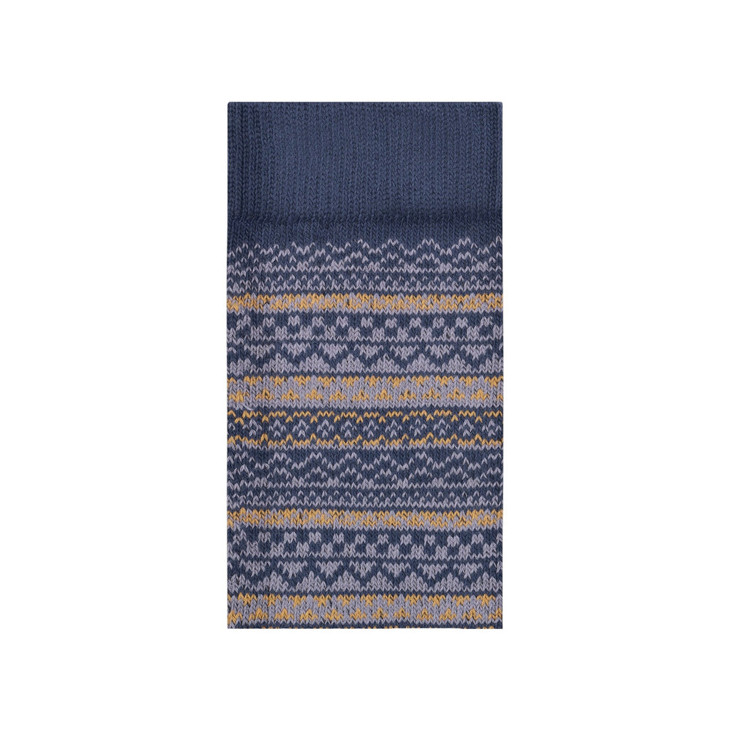  - ["Accessori","Birkenstock","Calze","FW25","Uomo"] - Calze Uomo Birkenstock Cotton Pattern Cotone Elastan Purple Ochre Navy 1030340 - Lupis SRL
