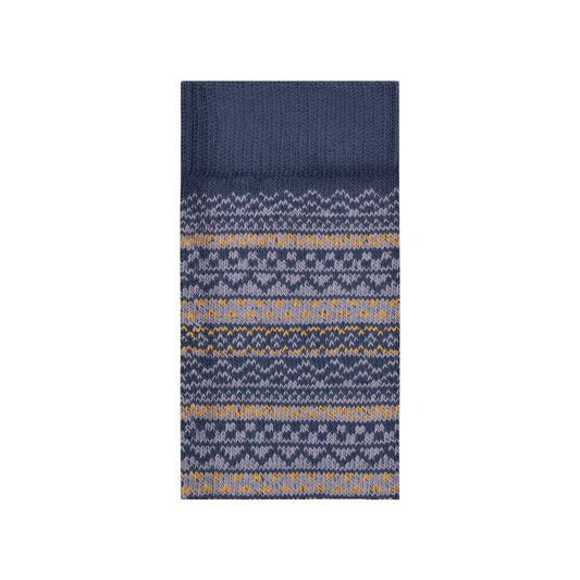  - ["Accessori","Birkenstock","Calze","FW25","Uomo"] - Calze Uomo Birkenstock Cotton Pattern Cotone Elastan Purple Ochre Navy 1030340 - Lupis SRL