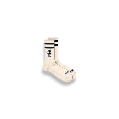 Socks In The Box Basketball Snoopy Running Cream FW250007A-0142