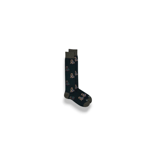 Calze In The Box Carlino Verde Scuro FW250072-0007