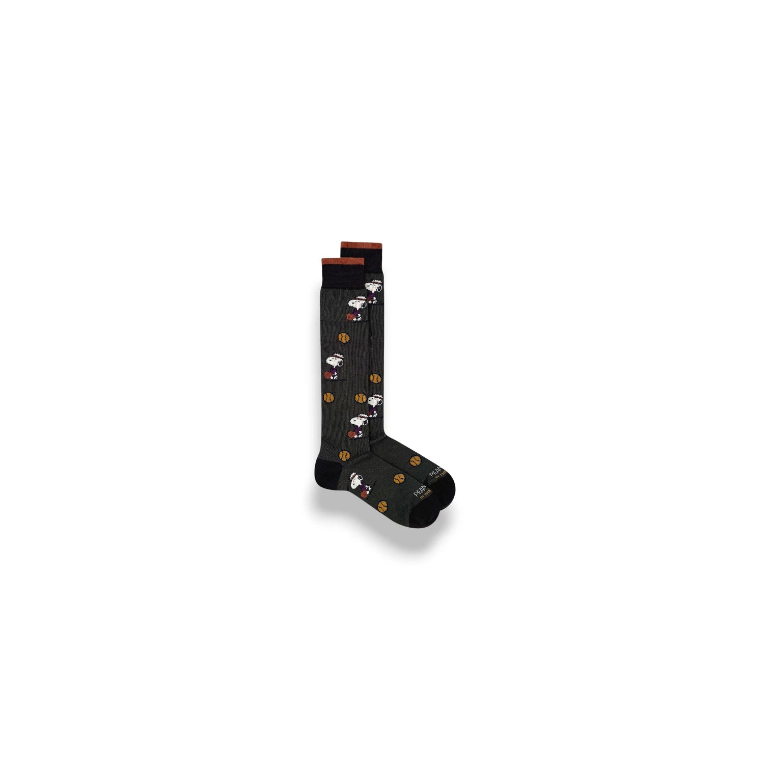  - ["Abbigliamento","Accessori","Calze","Donna","FW25","In The Box","Unisex","Uomo"] - Calze In The Box Snoopy Paddle Ball Allover Verde Militare FW250063-0031 - Lupis SRL