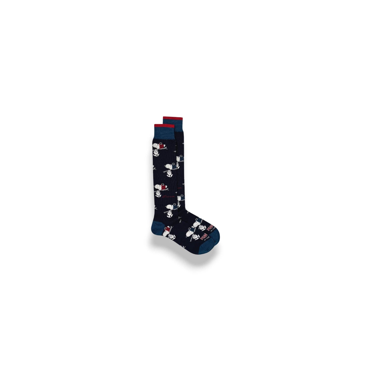  - ["Abbigliamento","Accessori","Calze","Donna","FW25","In The Box","Unisex","Uomo"] - Calze In The Box Snoopy Ski Allover Blu FW250060-0004 - Lupis SRL