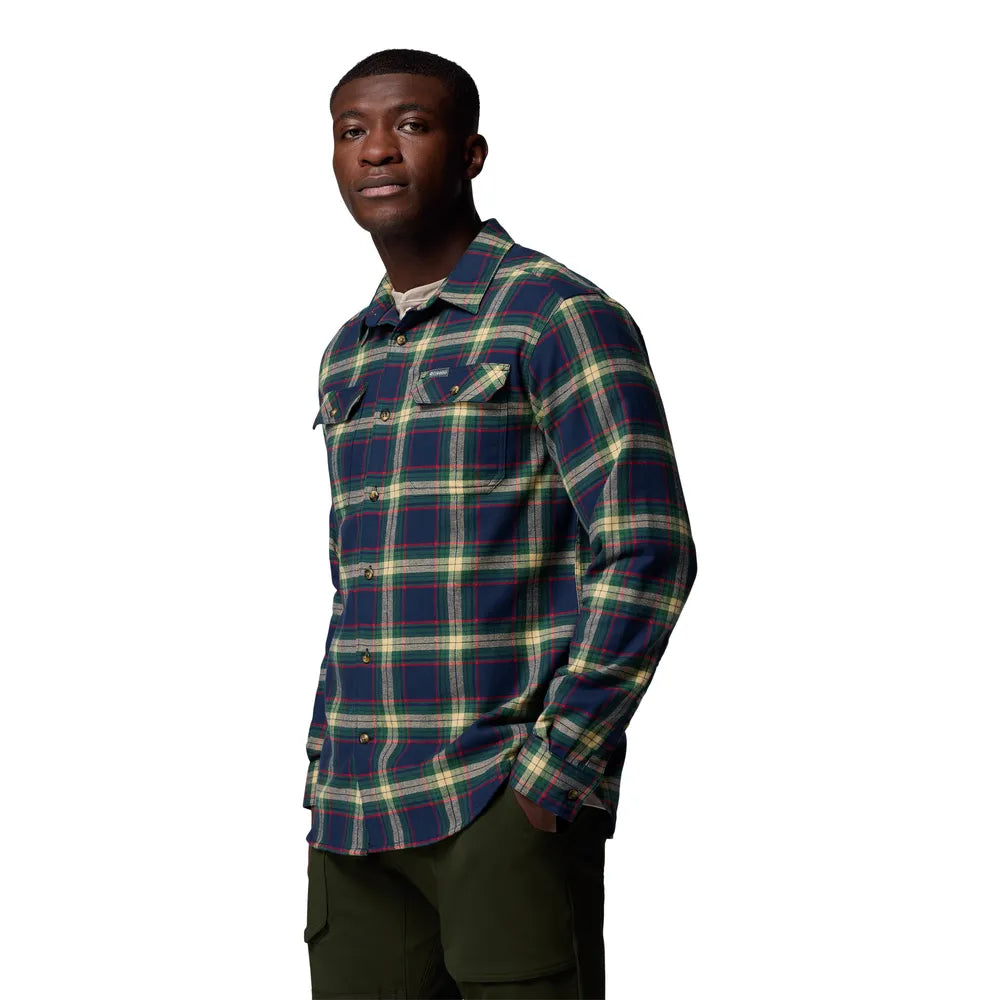 Camicia Columbia Sportswear M Flare Gun Stretch Flannel Navy 1861581-468