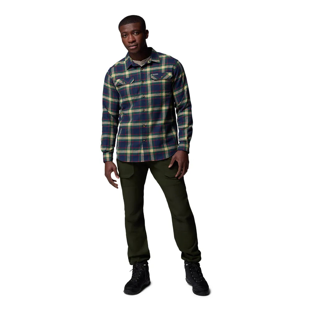 Camicia Columbia Sportswear M Flare Gun Stretch Flannel Navy 1861581-468