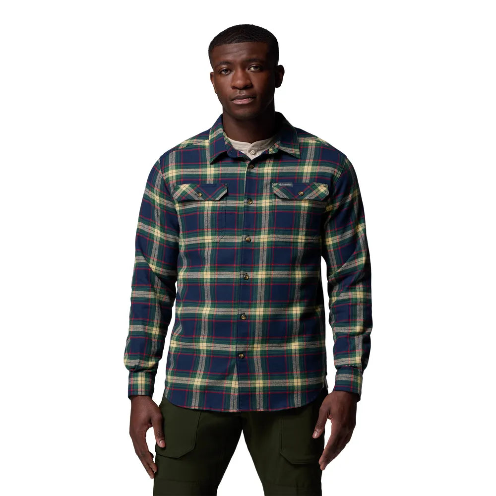 Camicia Columbia Sportswear M Flare Gun Stretch Flannel Navy 1861581-468