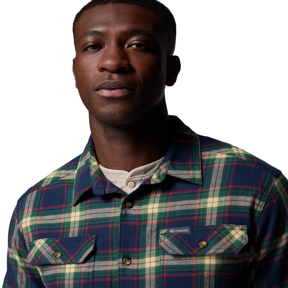  - ["Abbigliamento","Camicie","Columbia Sportswear","FW25","Uomo"] - Camicia Columbia Sportswear M Flare Gun Stretch Flannel Navy 1861581-468 - Lupis SRL