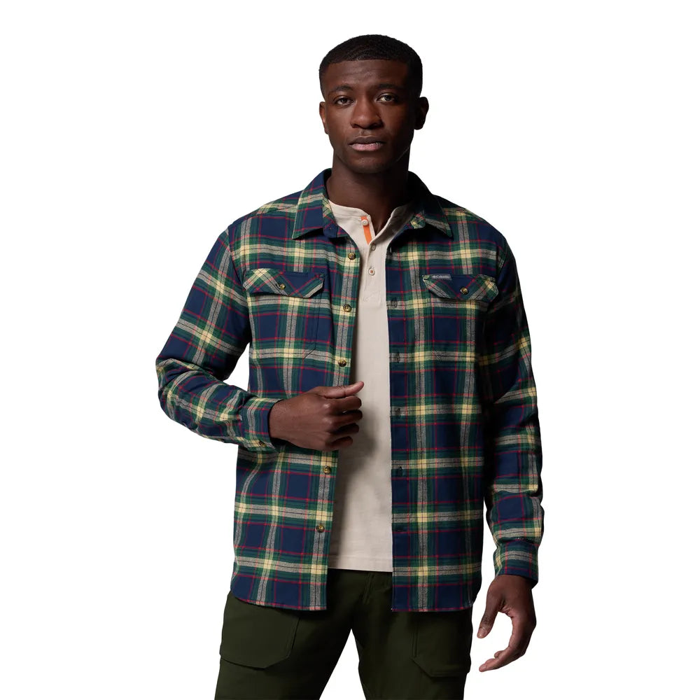 Camicia Columbia Sportswear M Flare Gun Stretch Flannel Navy 1861581-468