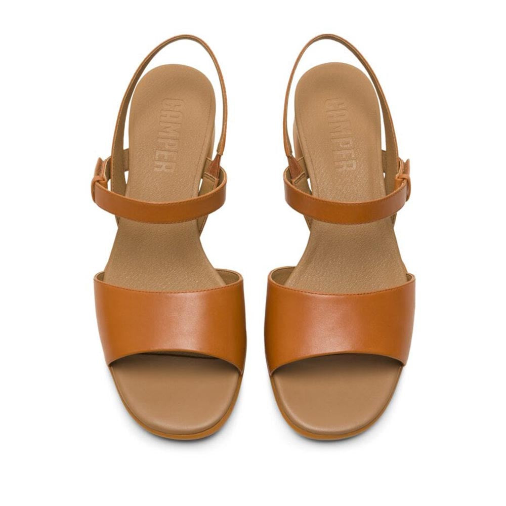 '- ["Camper","Donna","Sandali Eleganti","Scarpe","Ultima Taglia"] - Camper Katie Sandal Brown - Lupis SRL