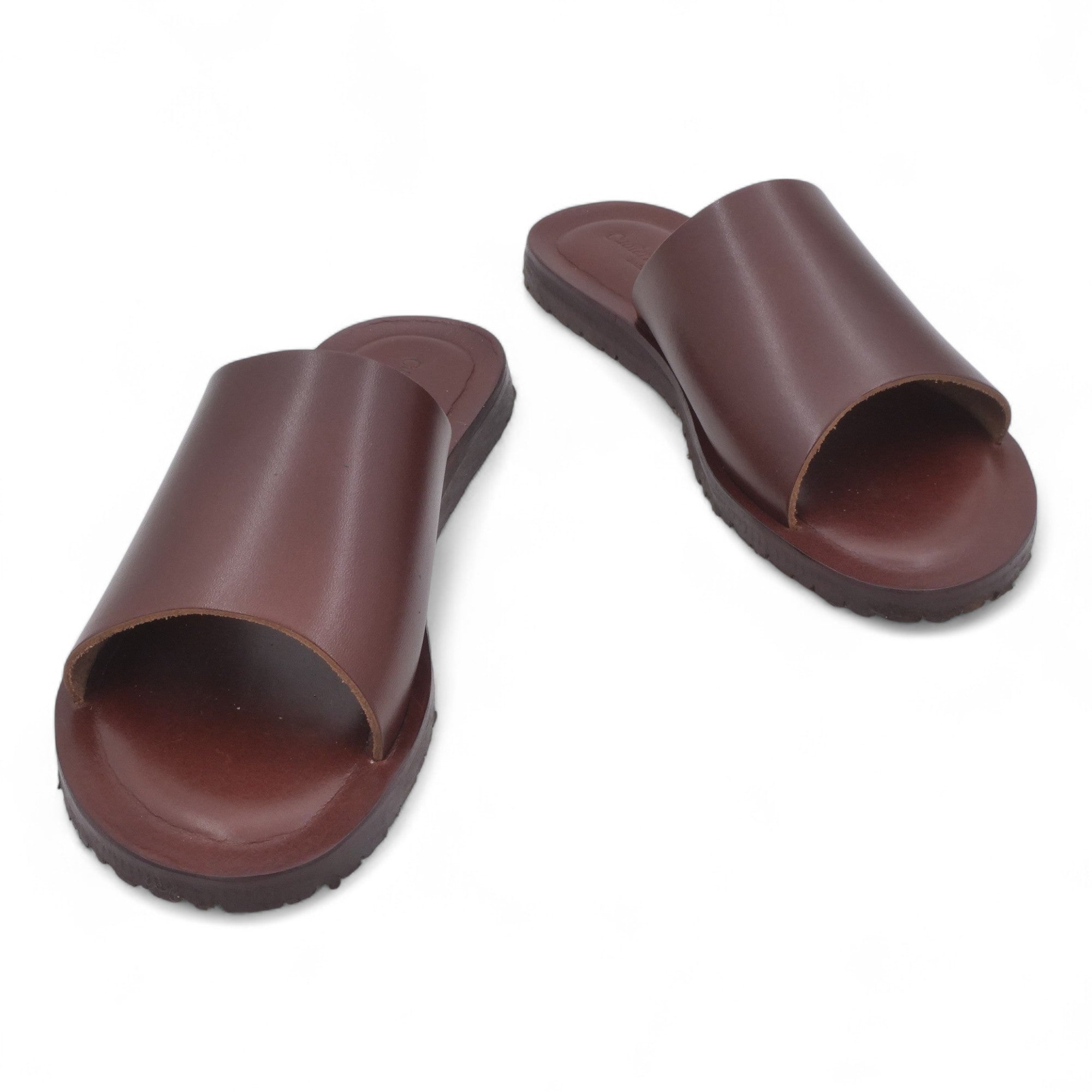  - ["Artigianato","Ciabatte","Cuoieria Toscana","Donna","PE25","Scarpe"] - Ciabatta Pelle Green Bay Dive Marrone 6115 - Lupis SRL