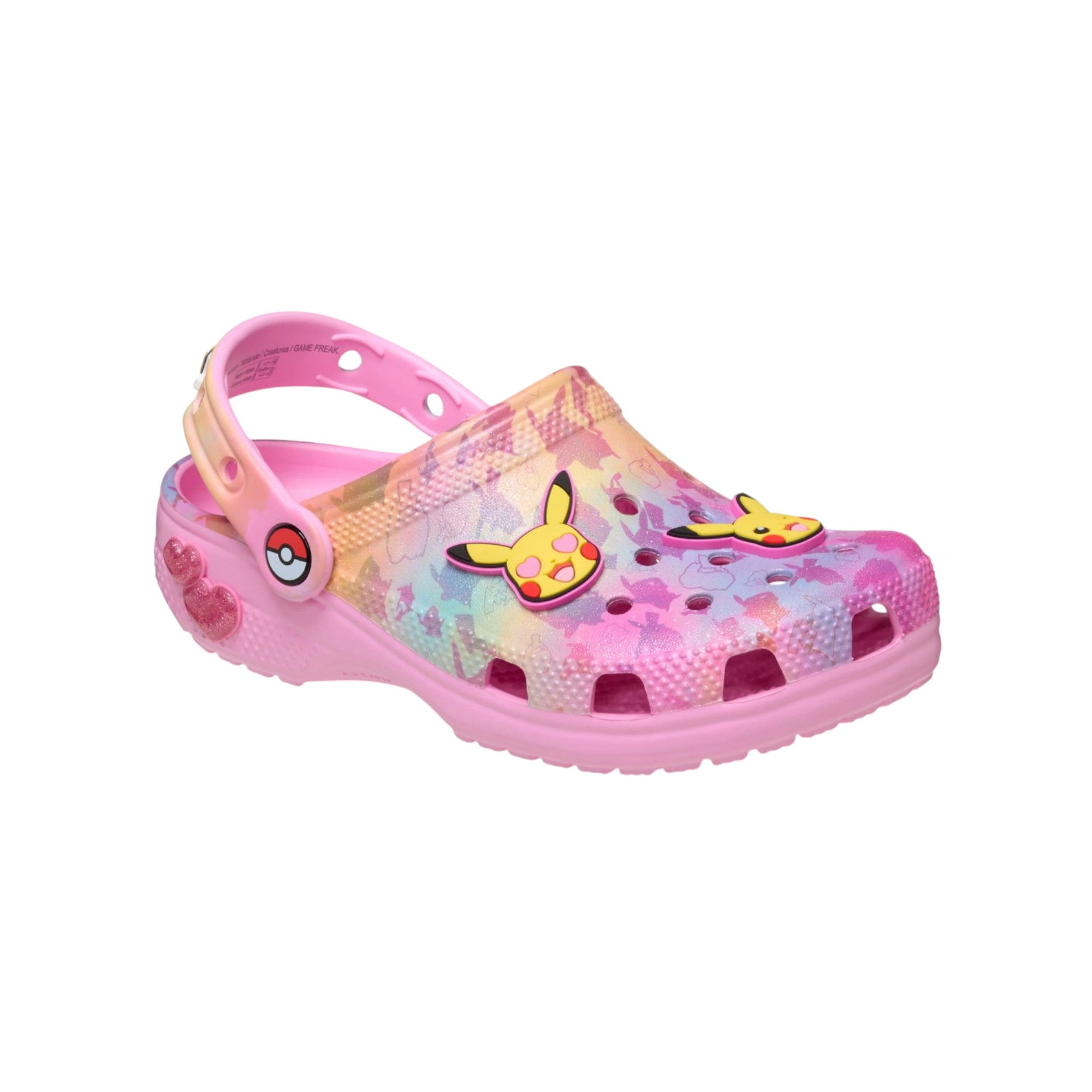 Closed slippers Kids Crocs Pikachu Pink Classic Clog K 211229-MLT