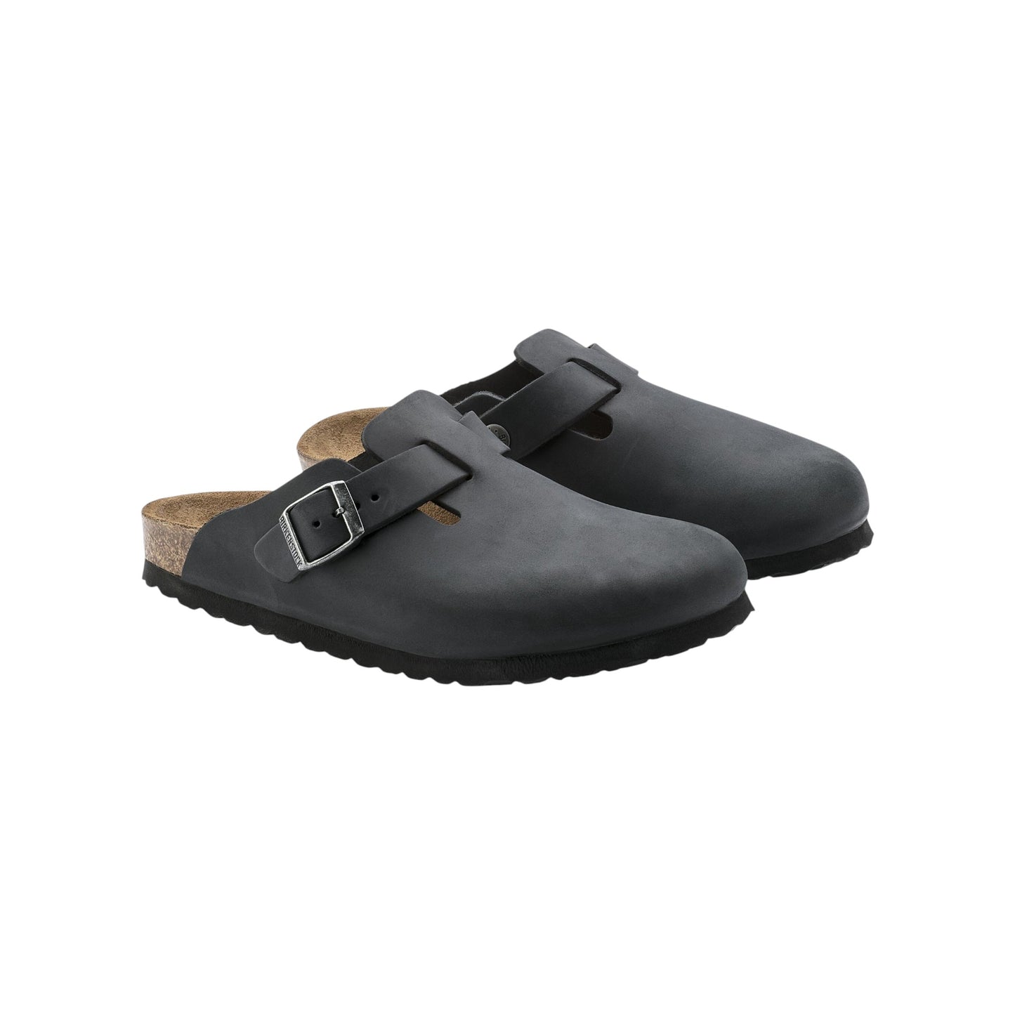 Ciabatte chiuse Uomo Birkenstock Bosto Oiled Leather Nero 059463
