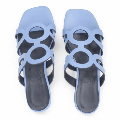  - ["Artigianato","Donna","Kalos","PE25","Sandali Eleganti","Scarpe"] - Ciabatte da Donna Kalos Vitello Jeans T.35 KA2514 - Lupis SRL