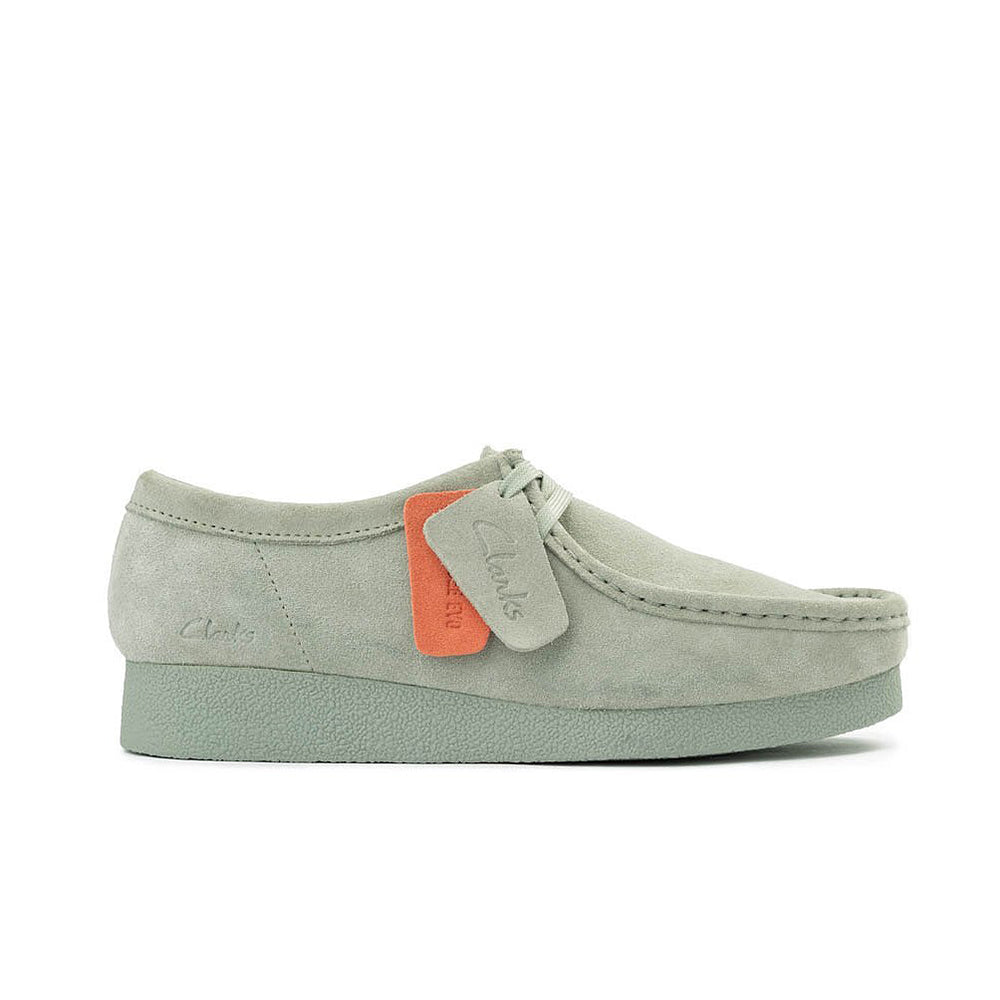  - ["Clarks","Derby","Donna","PE25","Polacco","Scarpe"] - Clarks Wallabeeevo W Light Green Sue 181478 - Lupis SRL
