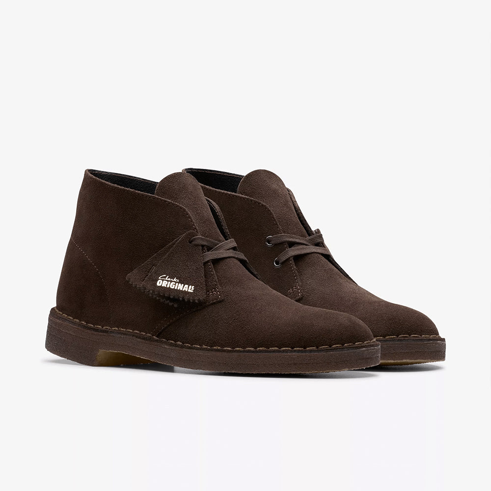 '- ["Clarks","Nuovo","Scarpe","Stivaletti","Uomo"] - Clarks Desert Boot M Dkbrown Sde New - Lupis SRL