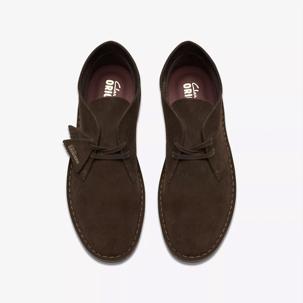 '- ["Clarks","Nuovo","Scarpe","Stivaletti","Uomo"] - Clarks Desert Boot M Dkbrown Sde New - Lupis SRL