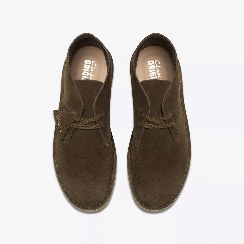 '- ["Clarks","Nuovo","Scarpe","Stivaletti","Uomo"] - Clarks Desert Boot M Dkhaki Sde Hairy - Lupis SRL