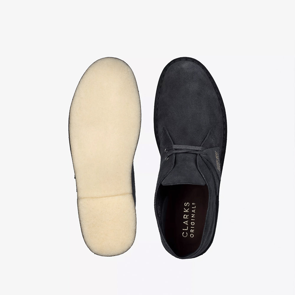 '- ["Clarks","Nuovo","Scarpe","Stivaletti","Uomo"] - Clarks Desert Boot M Navy Suede - Lupis SRL