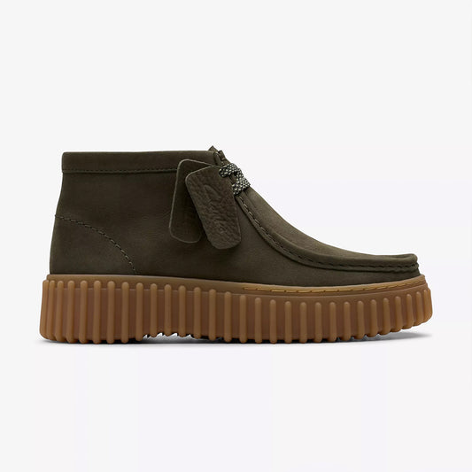 Clarks Torhill Moss Dkgreen Nub