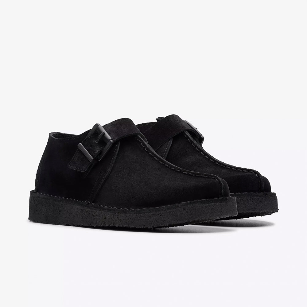 Clarks Trek Buckle Black Sde