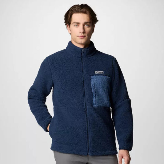 Columbia Men Mountainside Heavyweight Fleece Collegiate Navy