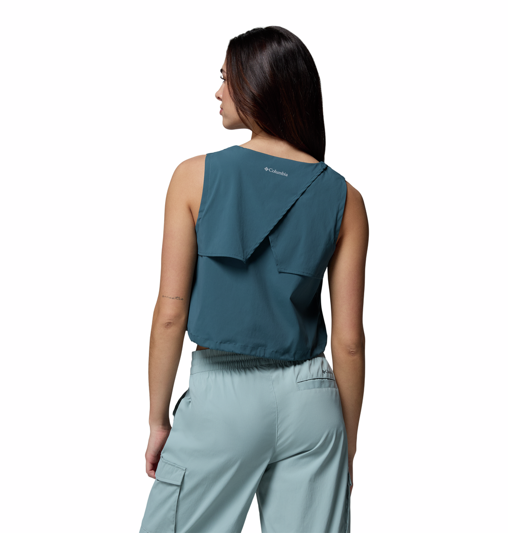 Columbia Sportswear Women's Chill Creek Woven Tank Everblue 2155561