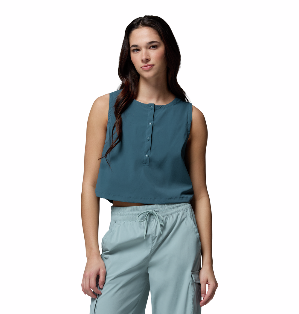 Columbia Sportswear Women's Chill Creek Woven Tank Everblue 2155561