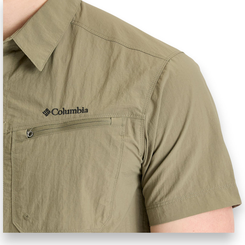 Columbia Men's Mountaindale SS Shirt Stone Green
