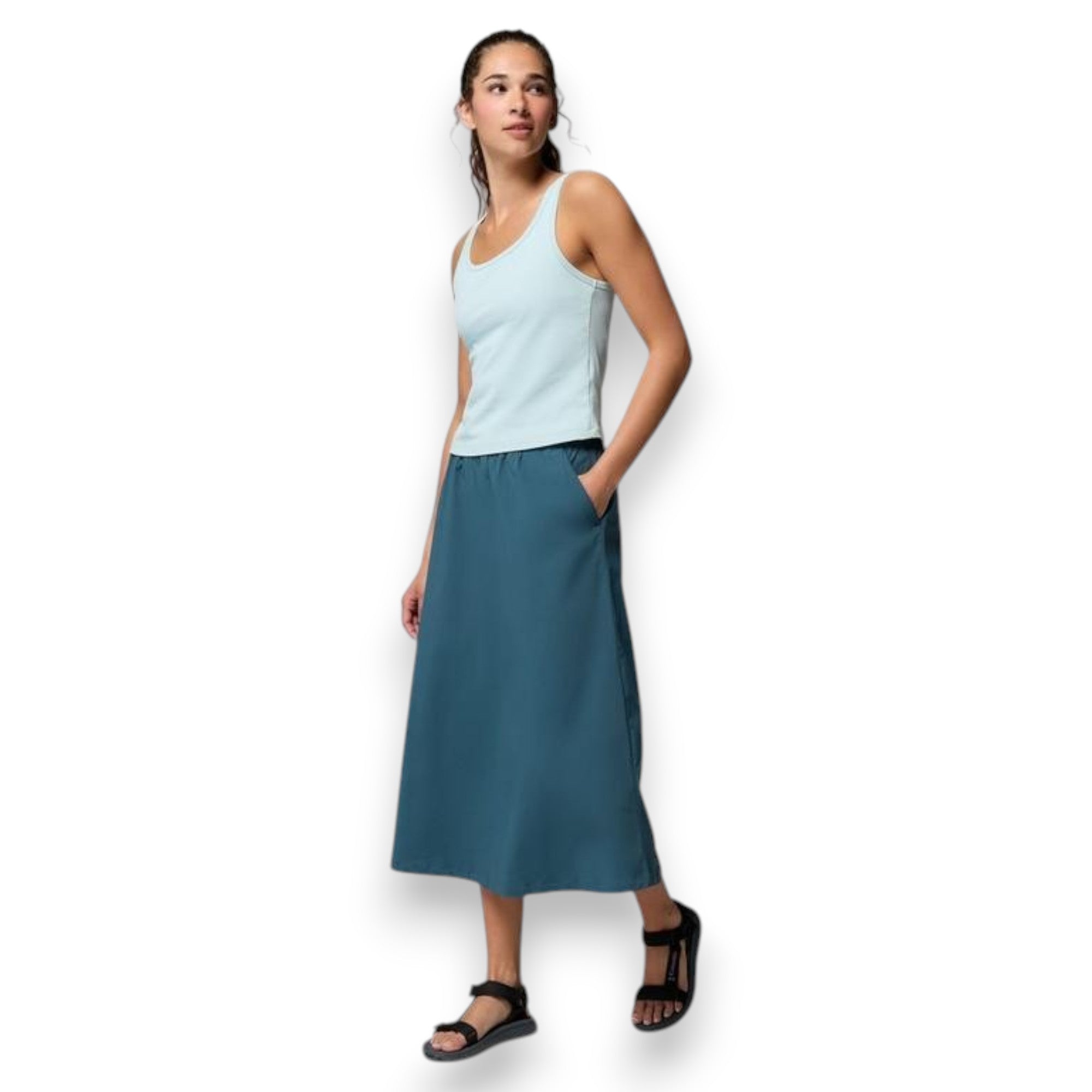 Columbia Sportswear Pantaloni Donna Chill Creek Long Woven Skirt Everblue 2155551