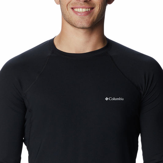  - ["Abbigliamento","Columbia Sportswear","Nuovo","T-Shirt","Ultima Taglia","Uomo"] - Columbia Men Midweight Stretch Long Sleeve Top Black - Lupis SRL