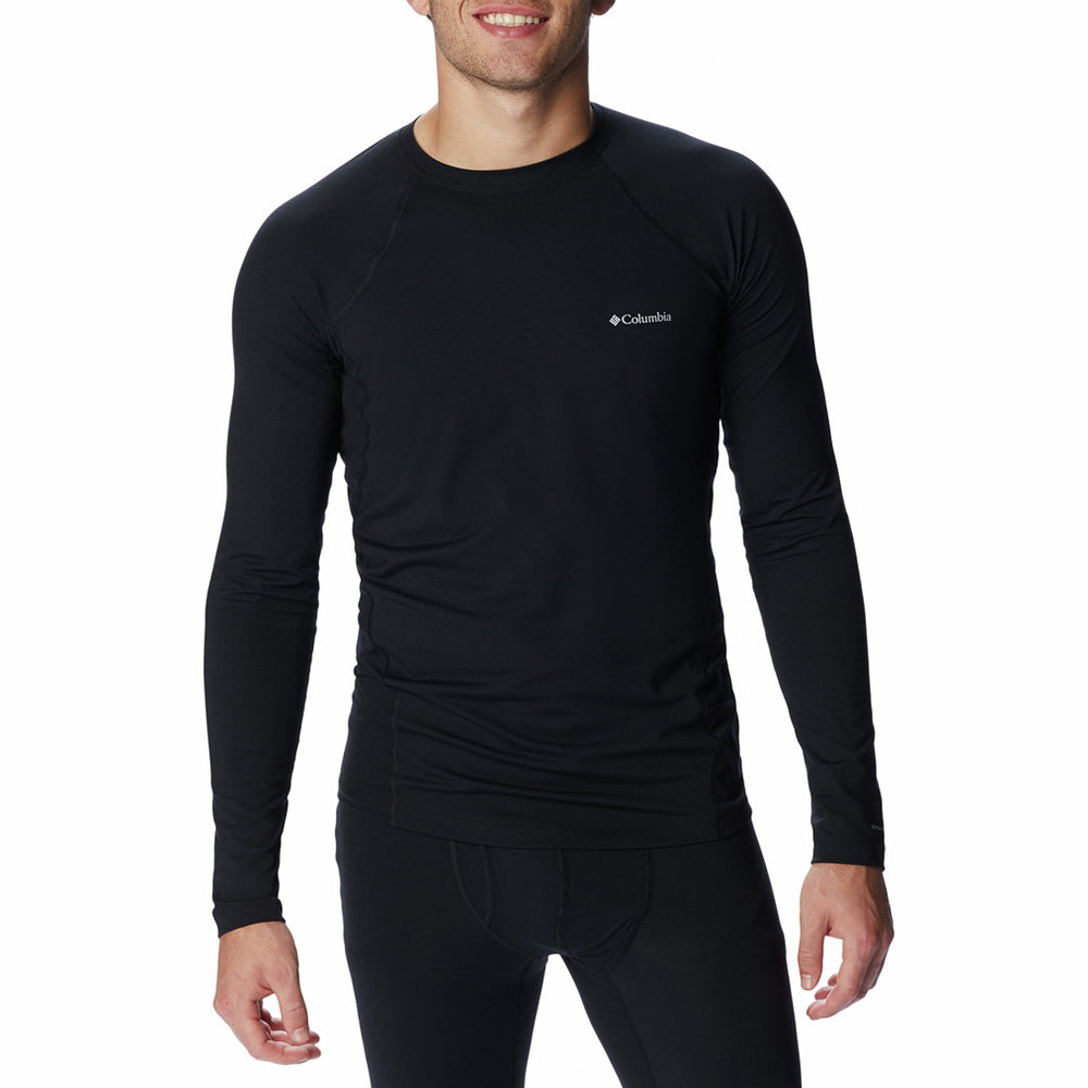  - ["Abbigliamento","Columbia Sportswear","Nuovo","T-Shirt","Ultima Taglia","Uomo"] - Columbia Men Midweight Stretch Long Sleeve Top Black - Lupis SRL