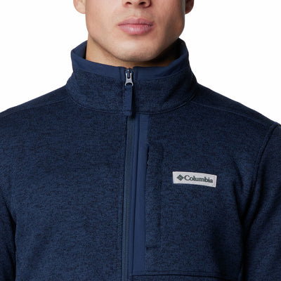 Columbia Men Sweater Weather Full Zip Collegiate Navy