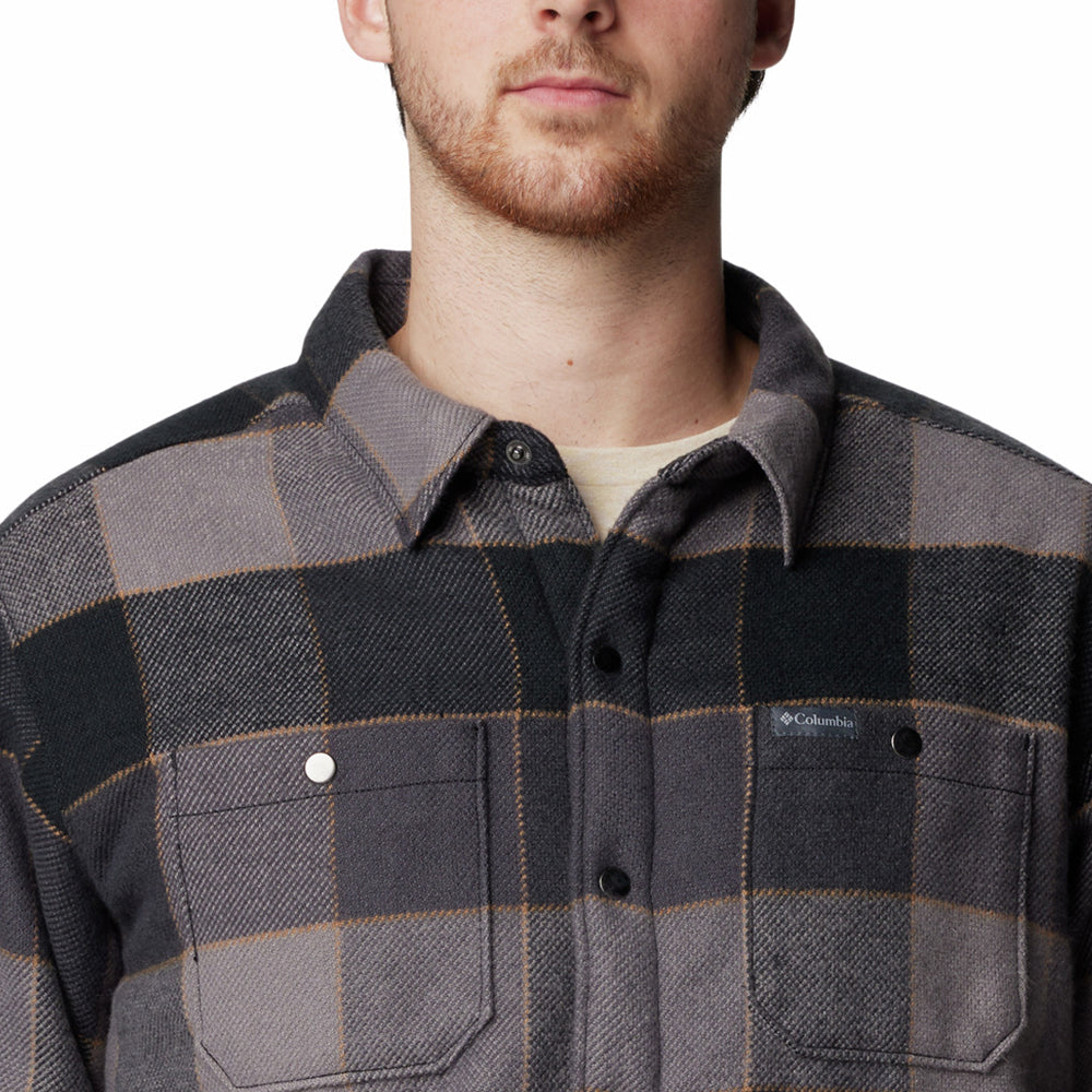 '- ["Abbigliamento","Camicie","Columbia","Columbia Sportswear","Nuovo","Ultima Taglia","Uomo"] - Columbia Men Windward Ii Shirt Jacket Black Multi Win - Lupis SRL