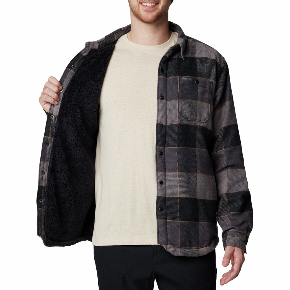 '- ["Abbigliamento","Camicie","Columbia","Columbia Sportswear","Nuovo","Ultima Taglia","Uomo"] - Columbia Men Windward Ii Shirt Jacket Black Multi Win - Lupis SRL