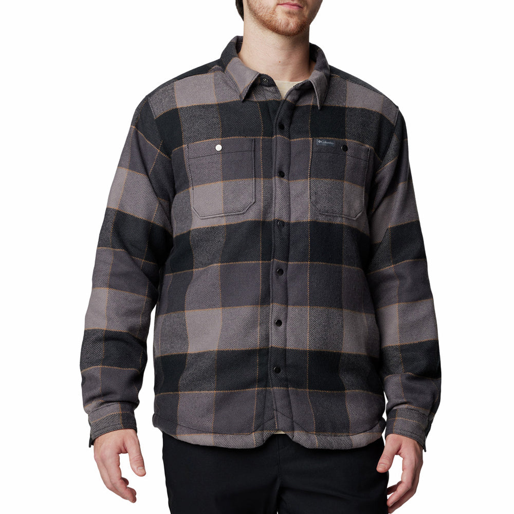 '- ["Abbigliamento","Camicie","Columbia","Columbia Sportswear","Nuovo","Ultima Taglia","Uomo"] - Columbia Men Windward Ii Shirt Jacket Black Multi Win - Lupis SRL