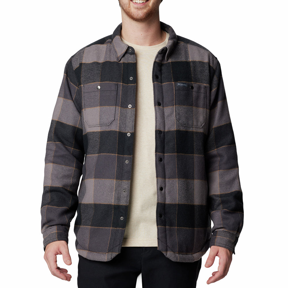 '- ["Abbigliamento","Camicie","Columbia","Columbia Sportswear","Nuovo","Ultima Taglia","Uomo"] - Columbia Men Windward Ii Shirt Jacket Black Multi Win - Lupis SRL