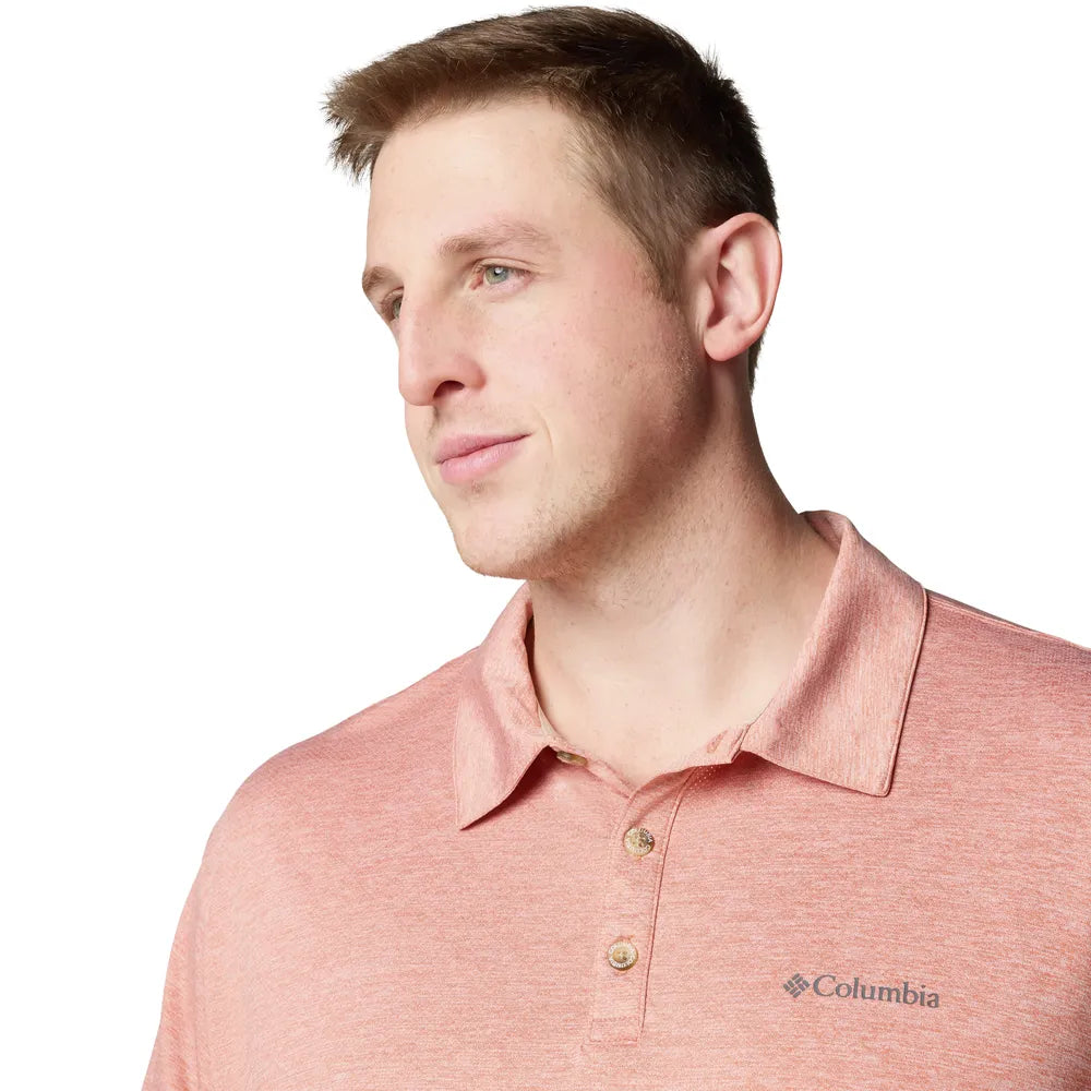 - ["Abbigliamento","Columbia Sportswear","PE25","T-Shirt","Uomo"] - Columbia Men's Tech Trail Utility Polo Tuscan Heather - Lupis SRL