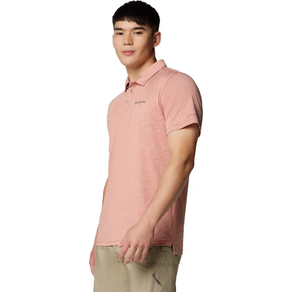  - ["Abbigliamento","Columbia Sportswear","PE25","T-Shirt","Uomo"] - Columbia Men's Tech Trail Utility Polo Tuscan Heather - Lupis SRL