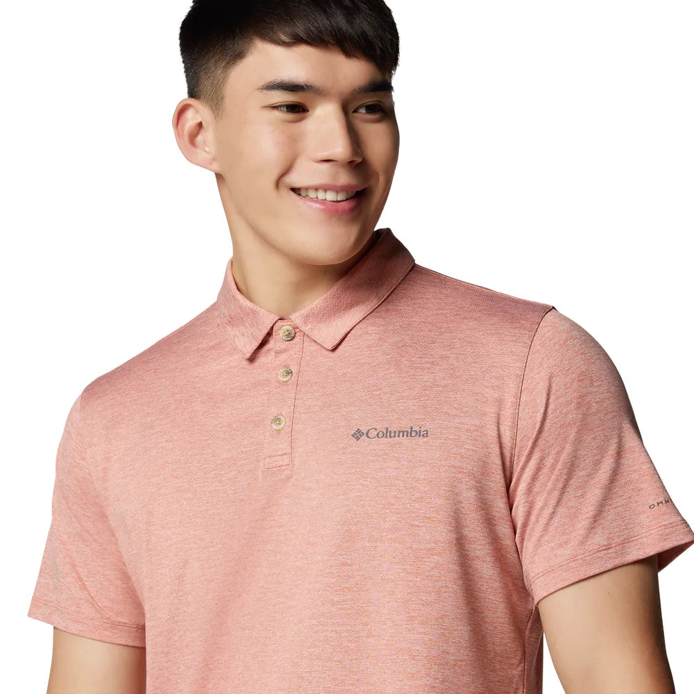  - ["Abbigliamento","Columbia Sportswear","PE25","T-Shirt","Uomo"] - Columbia Men's Tech Trail Utility Polo Tuscan Heather - Lupis SRL