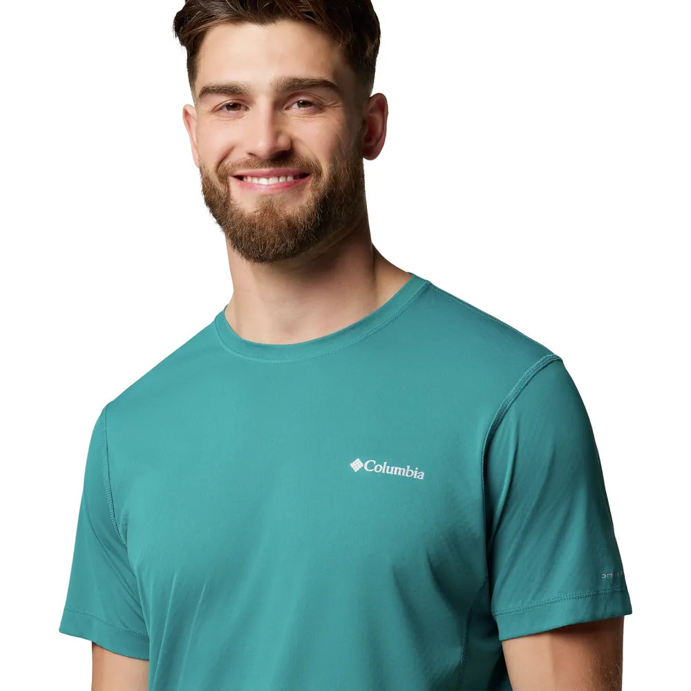 '- ["Abbigliamento","Columbia Sportswear","PE25","T-Shirt","Uomo"] - Columbia Men's Zero Rules Light SS Crew River Blue - Lupis SRL