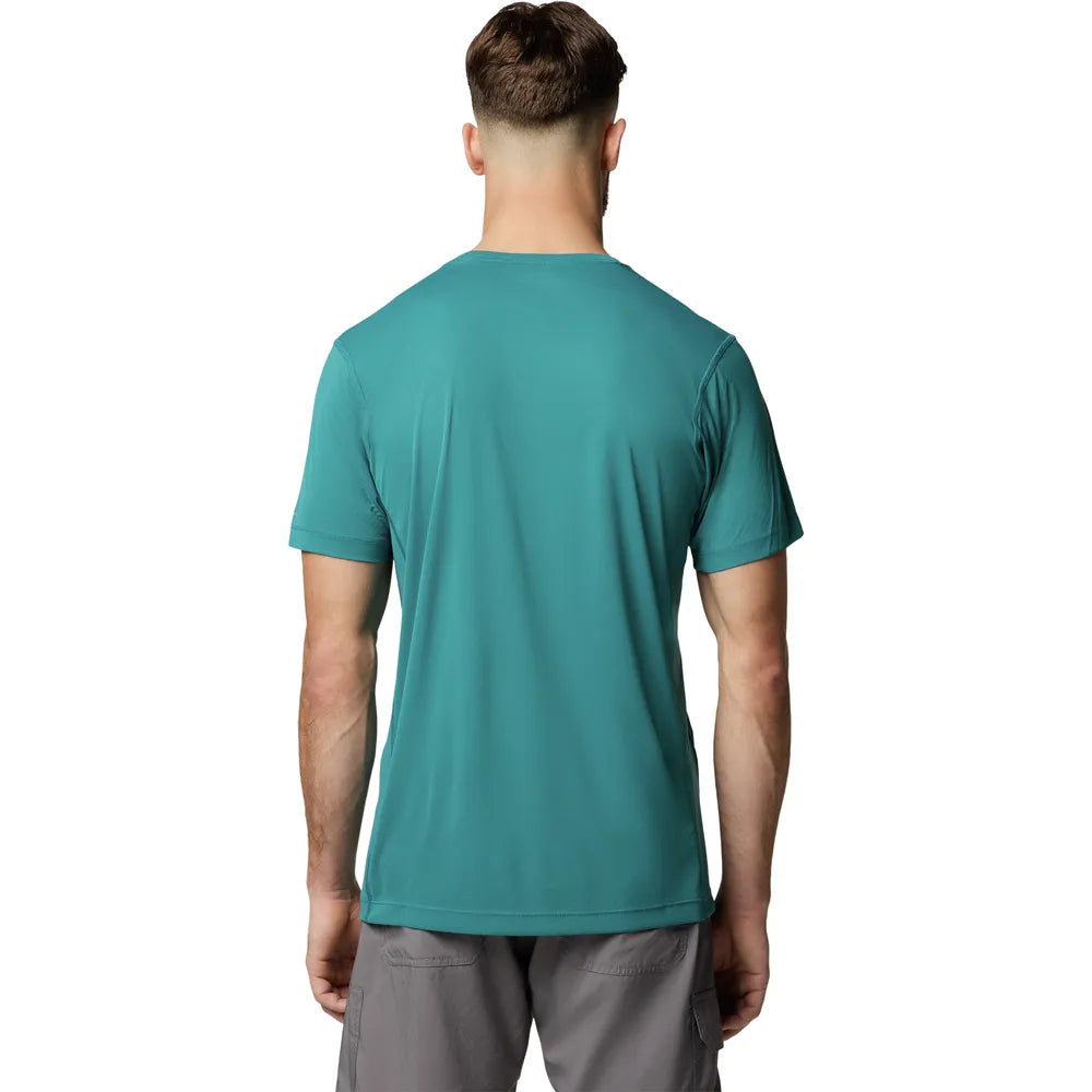 '- ["Abbigliamento","Columbia Sportswear","PE25","T-Shirt","Uomo"] - Columbia Men's Zero Rules Light SS Crew River Blue - Lupis SRL