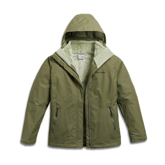  - Abbigliamento, Columbia Sportswear, Donna, Giacche, Nuovo - Columbia Women Bugaboo Iii Fleece Interchange Jacket Stone Green - Lupis SRL