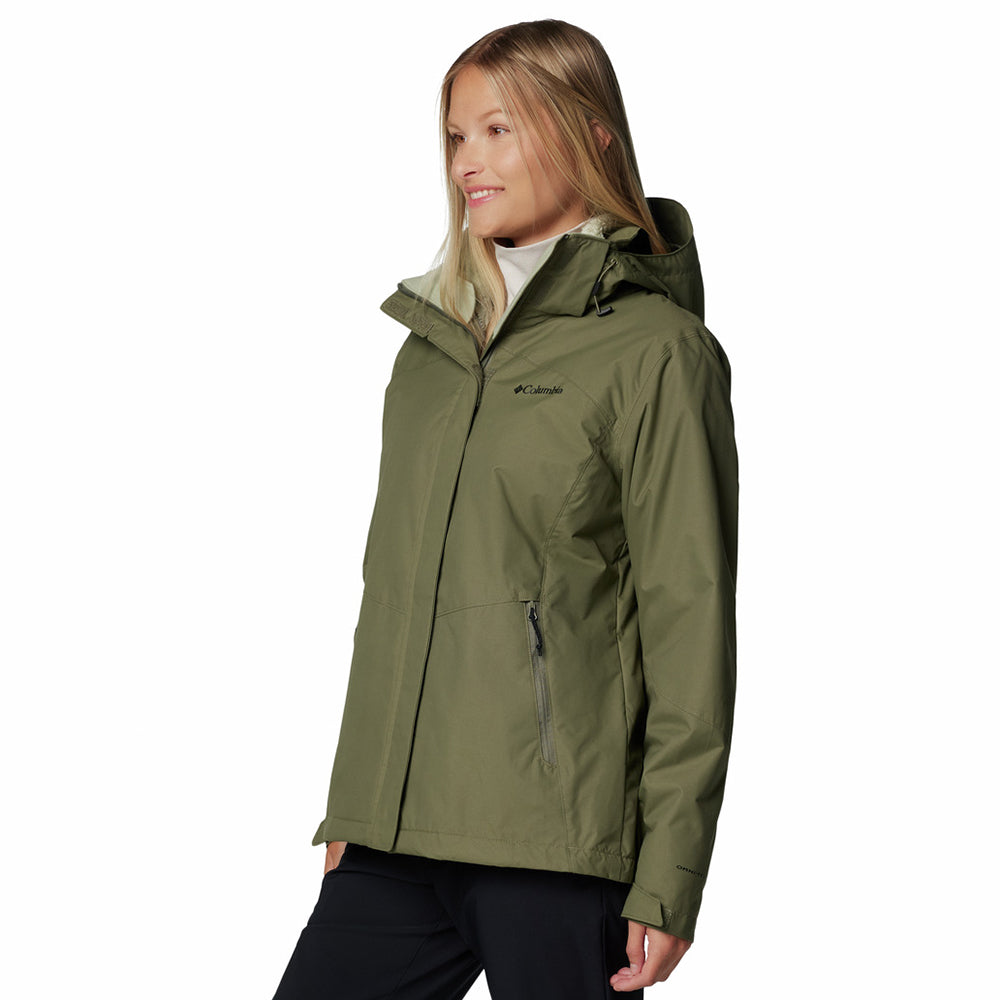 - Abbigliamento, Columbia Sportswear, Donna, Giacche, Nuovo - Columbia Women Bugaboo Iii Fleece Interchange Jacket Stone Green - Lupis SRL