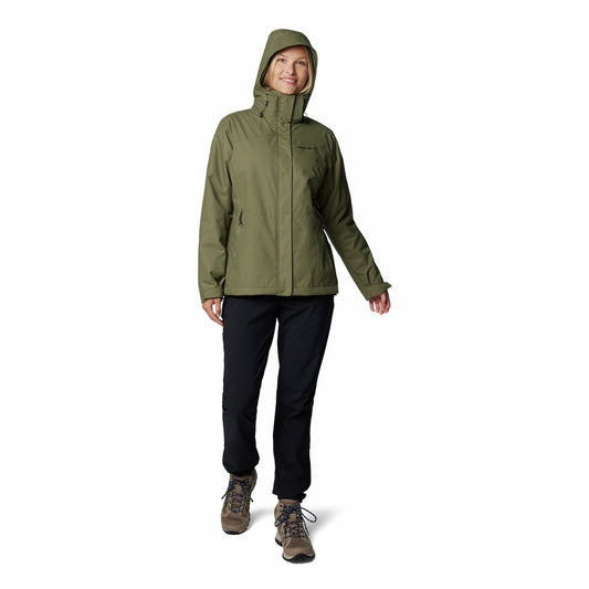  - Abbigliamento, Columbia Sportswear, Donna, Giacche, Nuovo - Columbia Women Bugaboo Iii Fleece Interchange Jacket Stone Green - Lupis SRL
