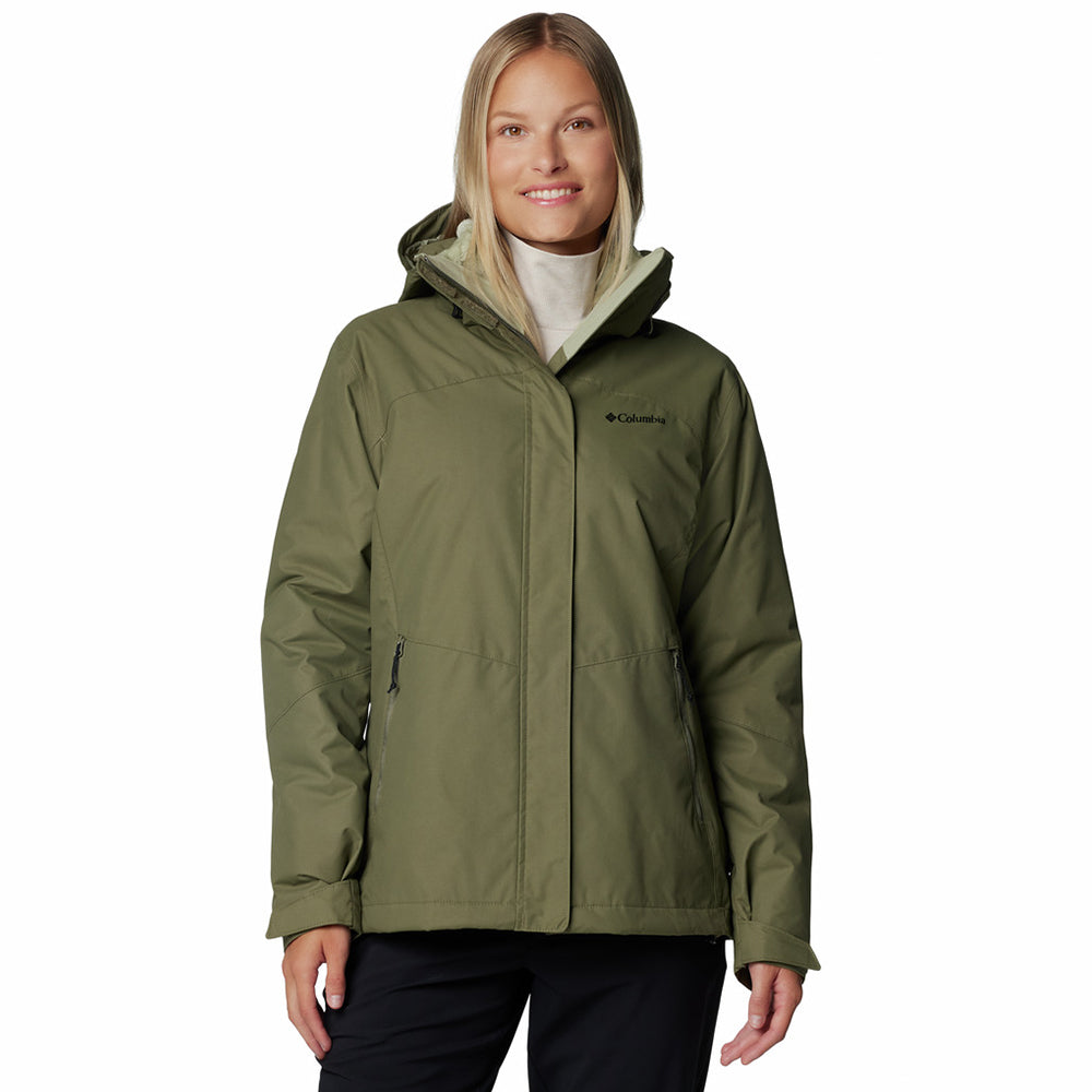  - Abbigliamento, Columbia Sportswear, Donna, Giacche, Nuovo - Columbia Women Bugaboo Iii Fleece Interchange Jacket Stone Green - Lupis SRL