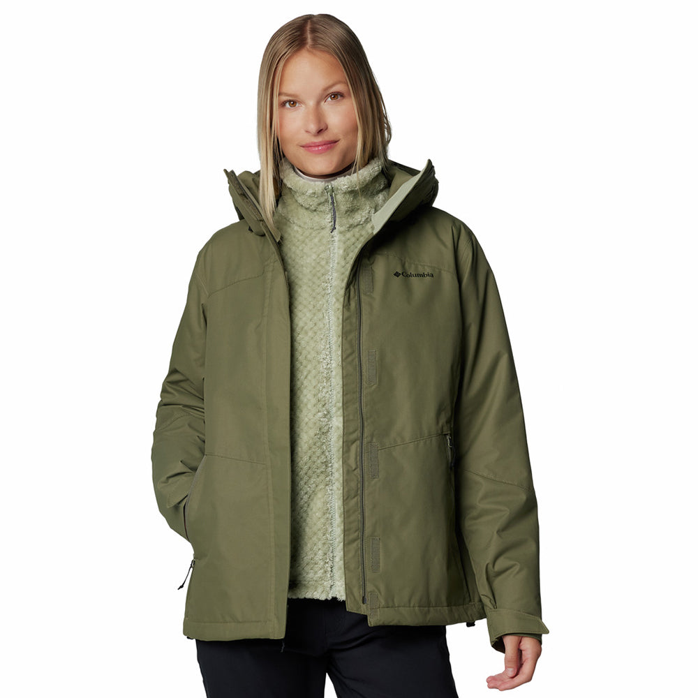  - Abbigliamento, Columbia Sportswear, Donna, Giacche, Nuovo - Columbia Women Bugaboo Iii Fleece Interchange Jacket Stone Green - Lupis SRL