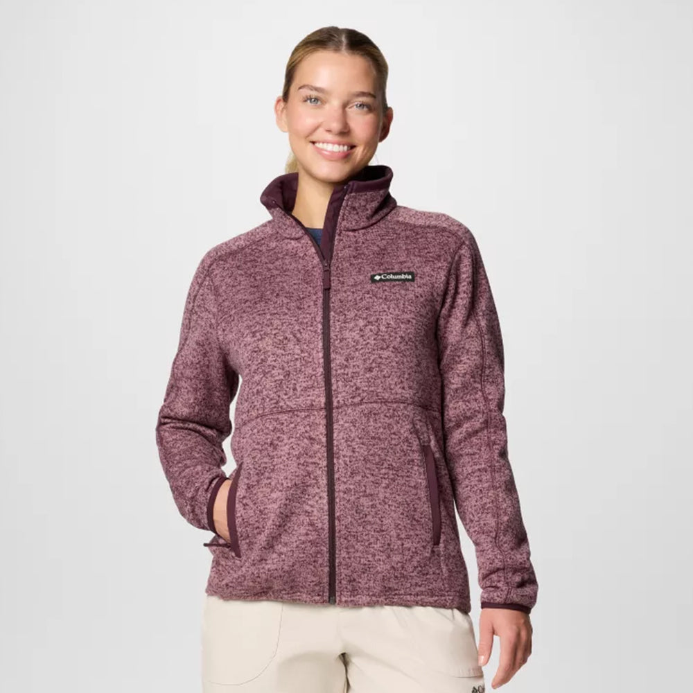 '- ["Abbigliamento","Columbia Sportswear","Donna","Giacche","Nuovo","Ultima Taglia"] - Columbia Women Sweater Weather Full Zip Ii Moonvista Fig - Lupis SRL