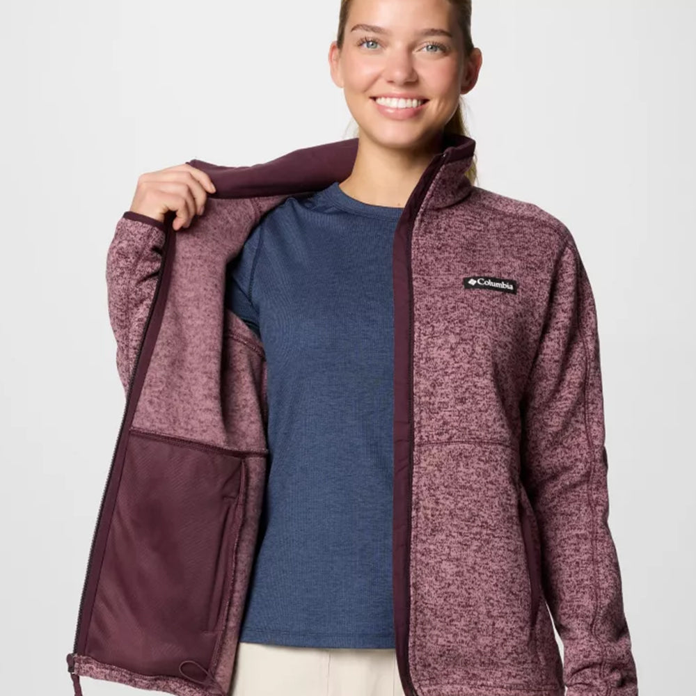 '- ["Abbigliamento","Columbia Sportswear","Donna","Giacche","Nuovo","Ultima Taglia"] - Columbia Women Sweater Weather Full Zip Ii Moonvista Fig - Lupis SRL
